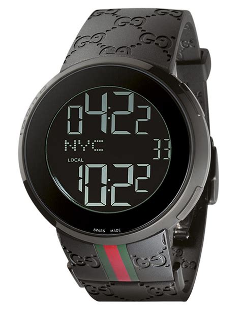 gucci mens watch black|Gucci wrist watch for men.